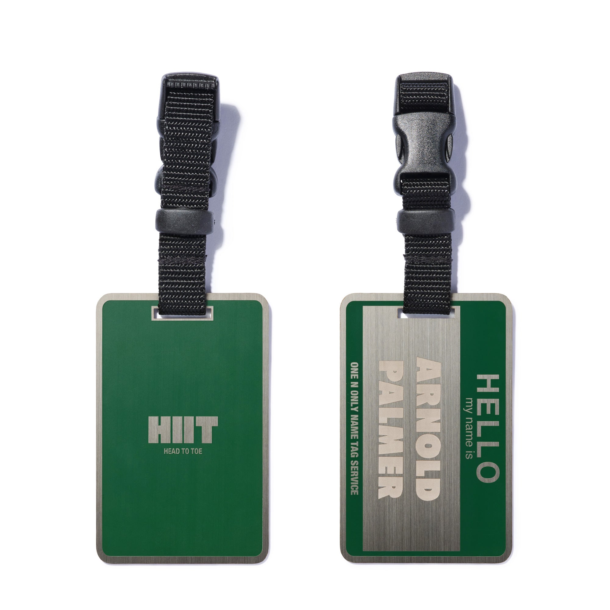 METAL NAME TAG [GREEN] – HIIT TOKYO