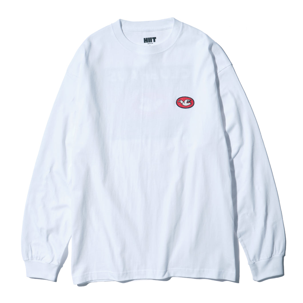 L/S T-SHIRTS (HIIT×CLUBHAUS) / WHITE