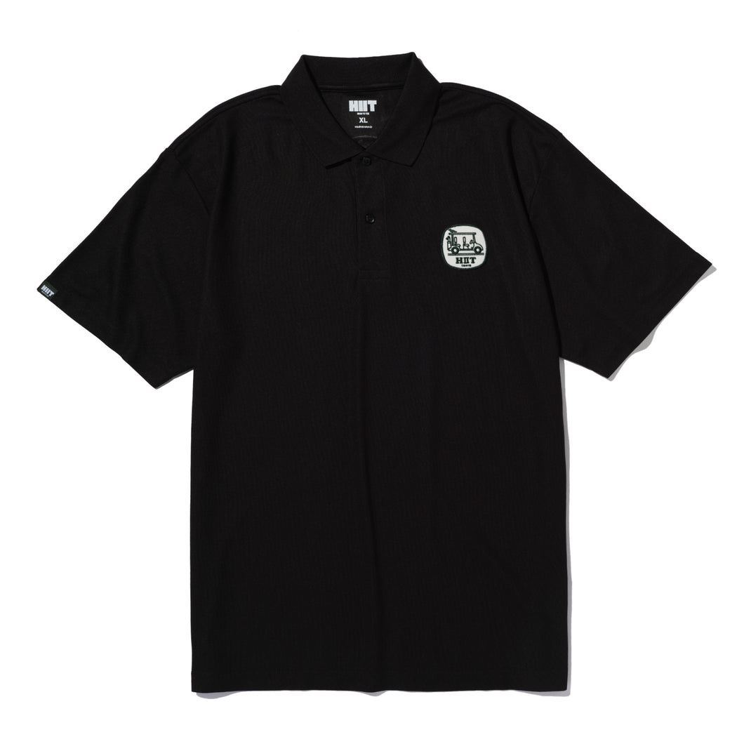 CH×HIIT S/S POLO / BLACK
