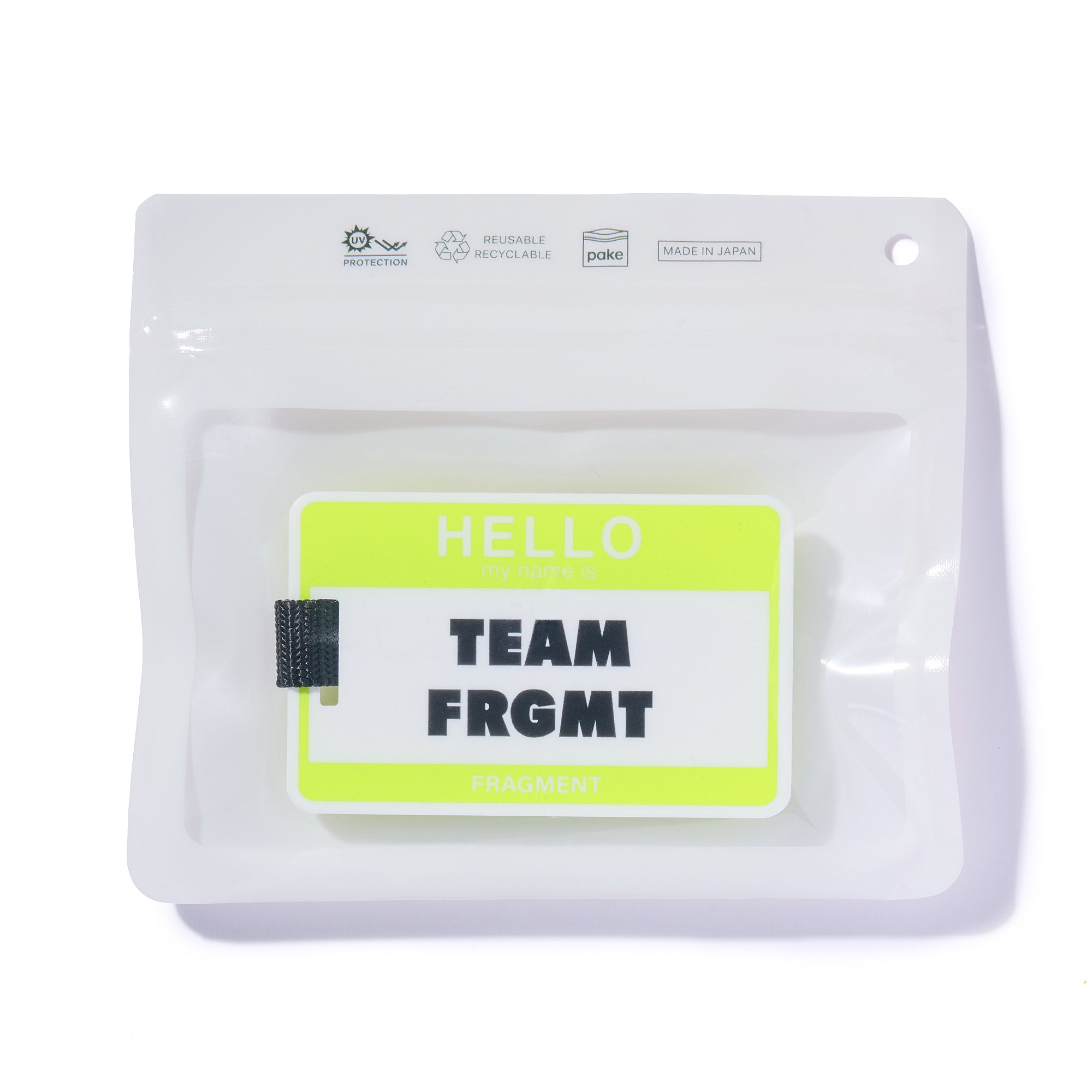 fragment × HIIT NAME TAG 藤原ヒロシ FRAGILE fragment×HIIT NAME TAG – HIIT TOKYO