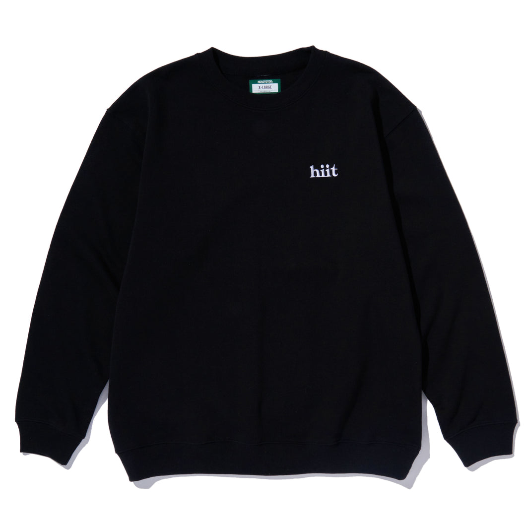 LIGHT CREW SWEAT / BLACK – HIIT TOKYO