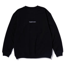 画像をギャラリービューアに読み込む, LIGHT CREW SWEAT / BLACK
