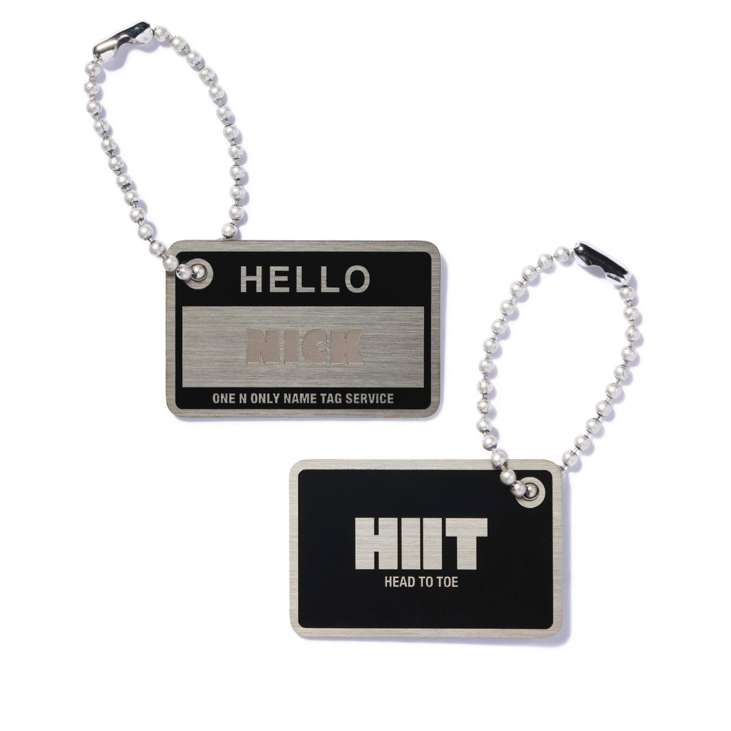 METAL KEY TAG [BLACK]