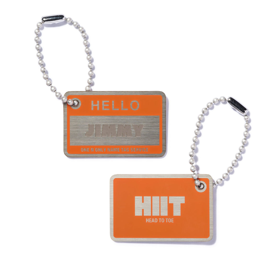 METAL KEY TAG [ORANGE]