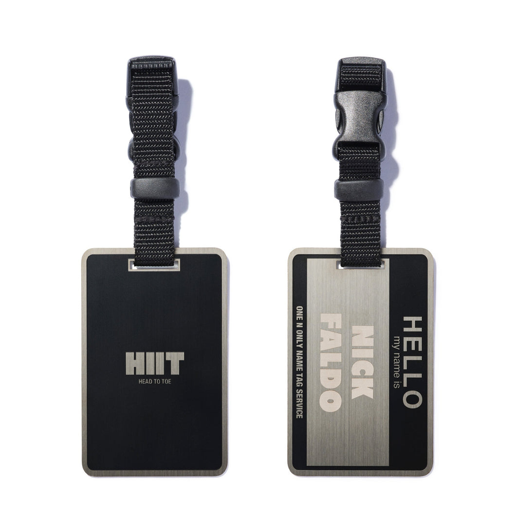 METAL NAME TAG [BLACK]